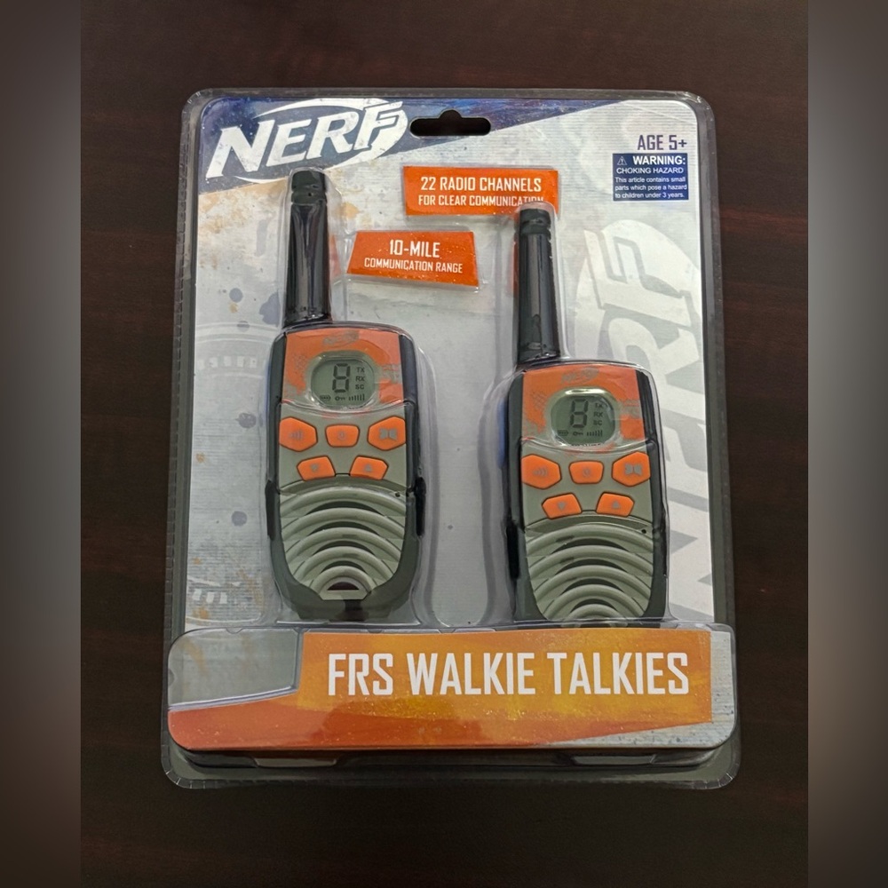 Nerf Orange and Gray Two-Way Radios